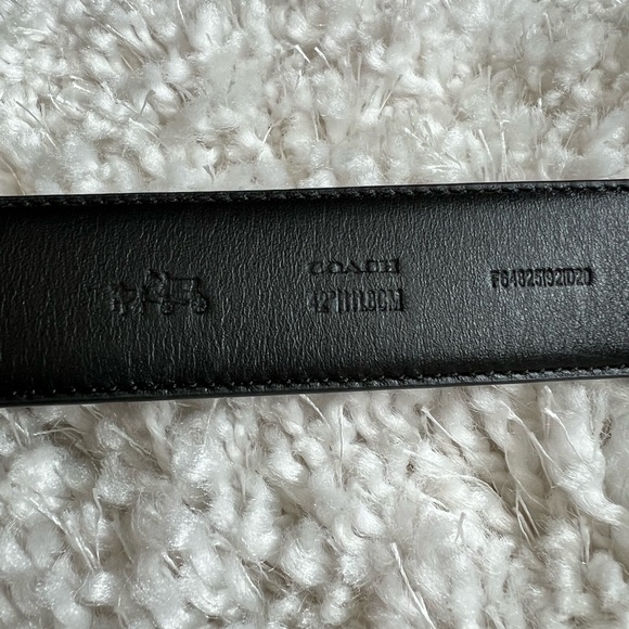 Coach Harness Buckle Reversible cut to size belt - Picture 11 of 14